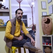 آشنایی با علی وفایی هنرمند سفالگر سبزواری