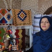 اعظم مسکنی هنرمند صنایع دستی سبزوار
