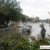 بارندگی سیل آسای سبزوار 27 تیر 94