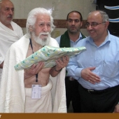 حمید سبزواری در لباس احرام