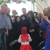 گزارش تصویری از حضور خانواده خیر مدرسه ساز مشایخی در سبزوار