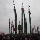 مراسم عزاداری عاشورا در مزینان زادگاه شریعتی