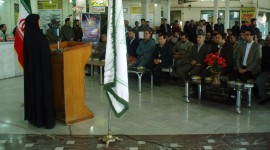 مراسم افتتاح ایستگاه رایگان مطالعه در پایانه مسافربری سبزوار