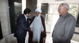 در این بازدید محمد مهرنیا مسئول دفتر خبرگزاری ایرنا در سبزوار نیز حجت الاسلام ابراهیمی را همراهی می کرد