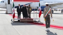 دکتر حسن روحانی رئیس جمهور ایران روز یکشنبه 16 اردیبهشت 97 سفر خود به خراسان رضوی را با ورود به فرودگاه سبزوار آغاز کرد