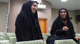 الهام شبانی مقدم خبرنگار سبزوارنیوز و روزنامه همشهری و خانم وحدت از کارآموزان روزنامه قدس
