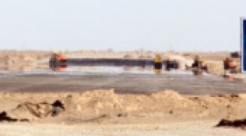 گزارش تصویری از روند ساخت فرودگاه گناباد