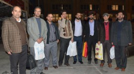 شماری از خبرنگاران<a href="http://www.asrarnameh.com/index.php" class="seo"> سبزوار </a>در نمایشگاه بین المللی مطبوعات و خبرگزاری ها در تهران