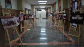 نمایشگاه عکسی از دوره های قبلی برگزاری جشنواره رضوی در دانشگاه حکیم سبزواری